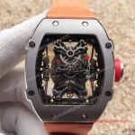 Clone Richard Mille Nadal Watch RM 27-01 Rafael Nadal SS Orange Jean Style Band